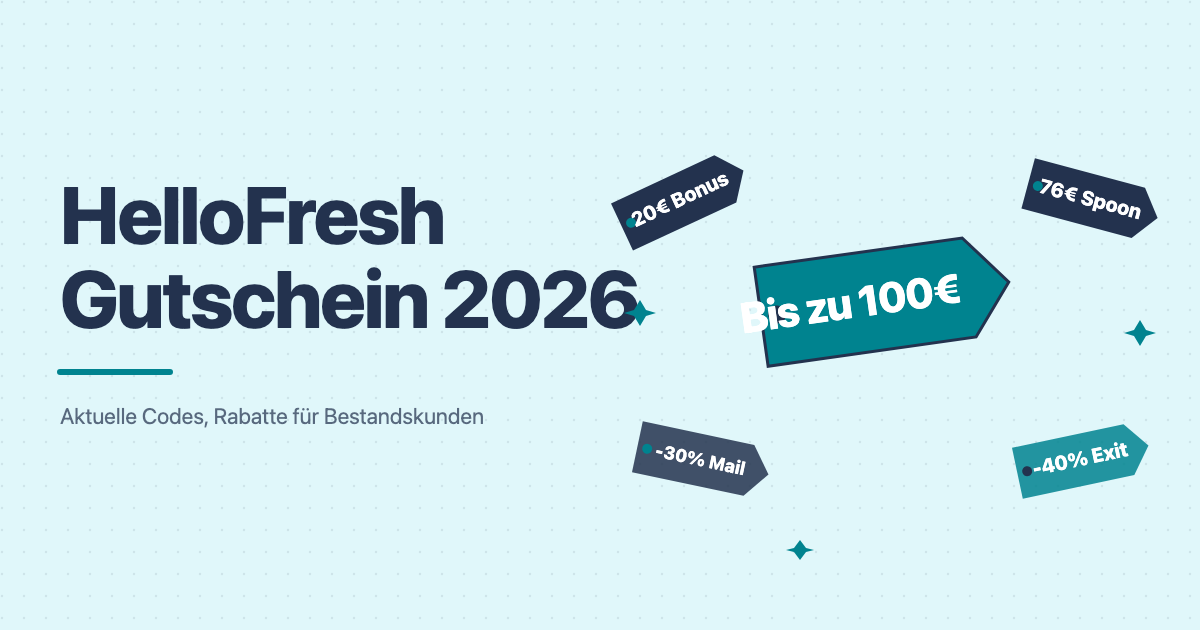 HelloFresh Gutschein Juli 2026: Aktuell gültige Codes und wie Bestandskunden sparen