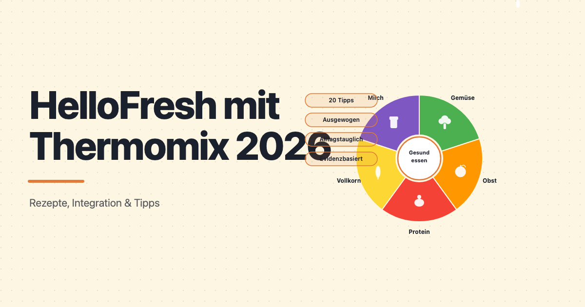 HelloFresh mit Thermomix 2026: Welche Rezepte funktionieren – und wie du sie anpasst