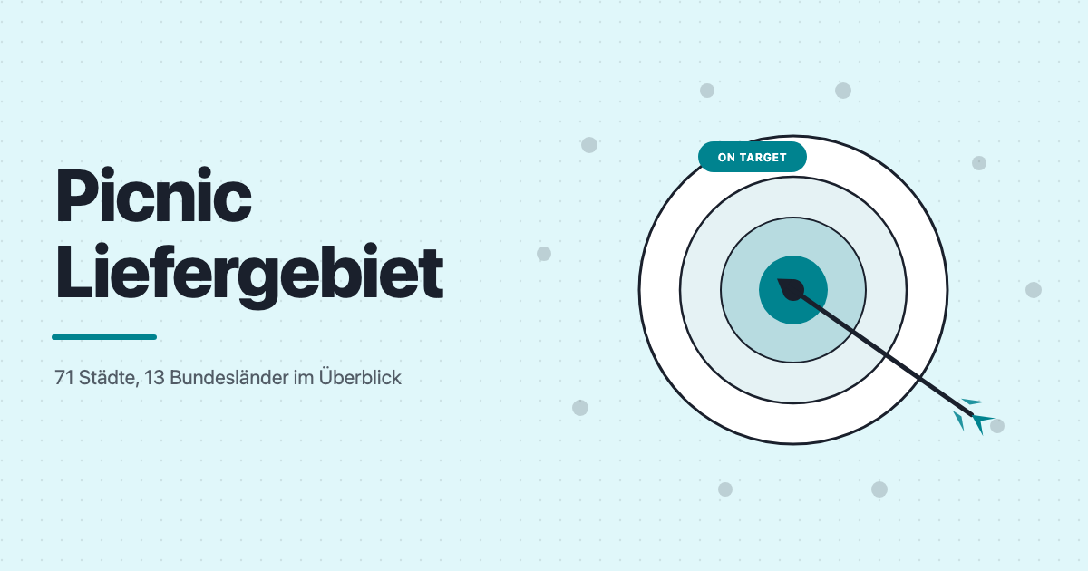Picnic Liefergebiet: Wo liefert der Online-Supermarkt?