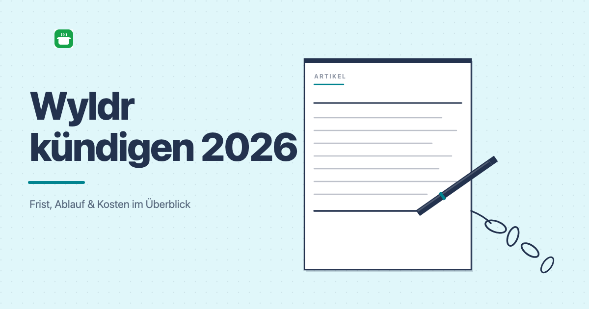 Wyldr kündigen 2026: Schritt-für-Schritt, Fristen & was danach passiert